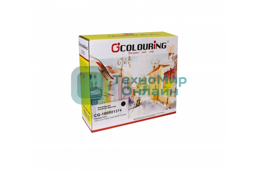 Картридж лазерный Colouring CG-106R01374 черный (5000 стр) для Rank Xerox Phaser 3250/3250D/3250DN