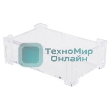 Подставка Deli E7621 для визиток 103х68х34мм, прозрачный