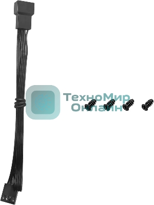 Вентилятор для корпуса DEEPCOOL FT12 черный, 120 мм, 2150 об/мин, 32 дБ, 4 pin