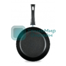 Сковорода НМП 9124 круглая/ручка несъемная (без крышки) черный