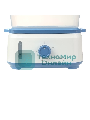 Пароварка электрическая Centek CT-1462 9л 1050Вт, таймер 60 мин, 3 контейнера, чаша для риса, резервуар 1,5л.