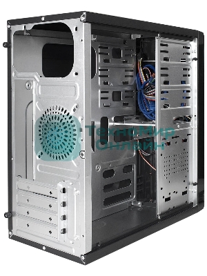 Компьютерный корпус Minitower ExeGate MA-371X-UNS500 (mATX, БП UNS500 с вент. 12см, 2*USB+2*USB 3.0, аудио, черный)