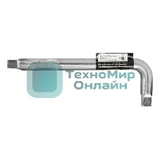 Вороток Г-образный Denzel 300x100 мм, квадрат 3/4