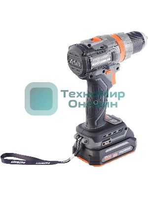 Дрель-шуруповерт Patriot BR 212UES, 21 В, 2 Ач, 85 Нм, бесщеточный