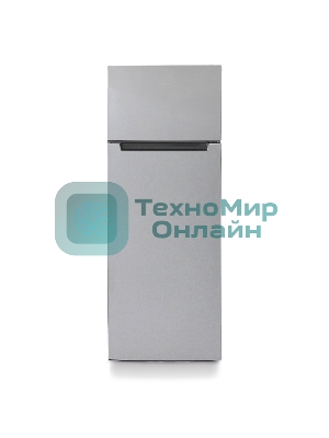 Холодильник Бирюса C6135 серебристый металлопласт двухкамерный 240/60л морозилка сверху, автоматическое оттаивание