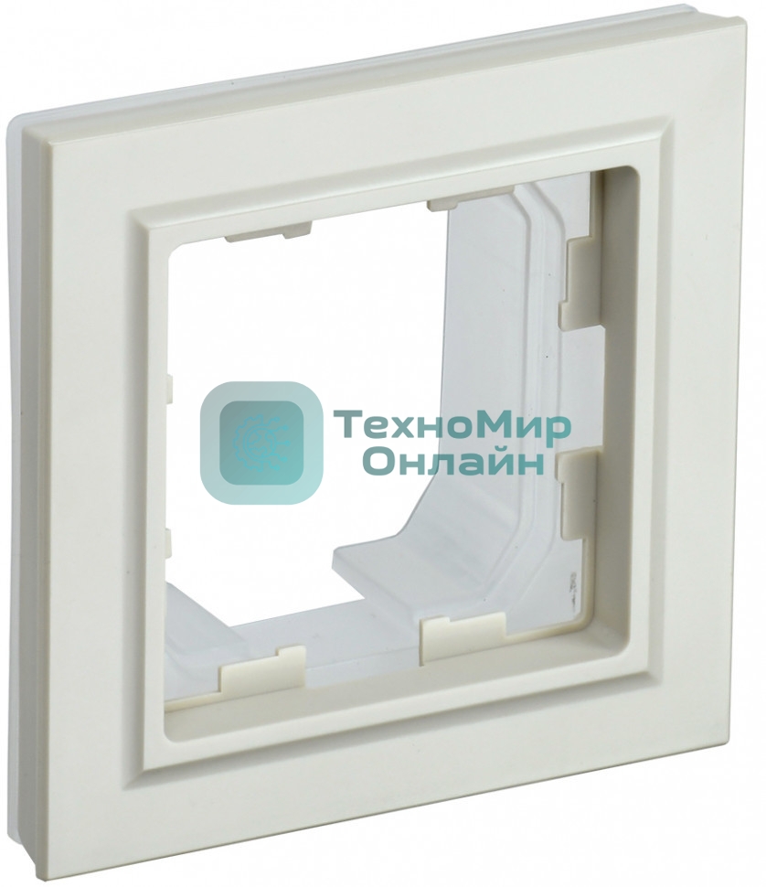 Рамка 1-местная IEK BRITE РУ-1-БрКр-44 IP44 бежевый