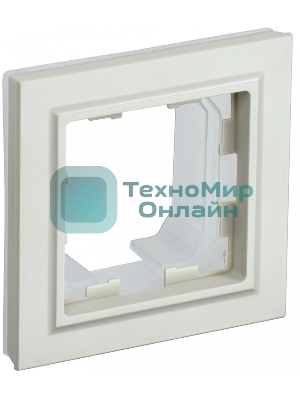Рамка 1-местная IEK BRITE РУ-1-БрКр-44 IP44 бежевый