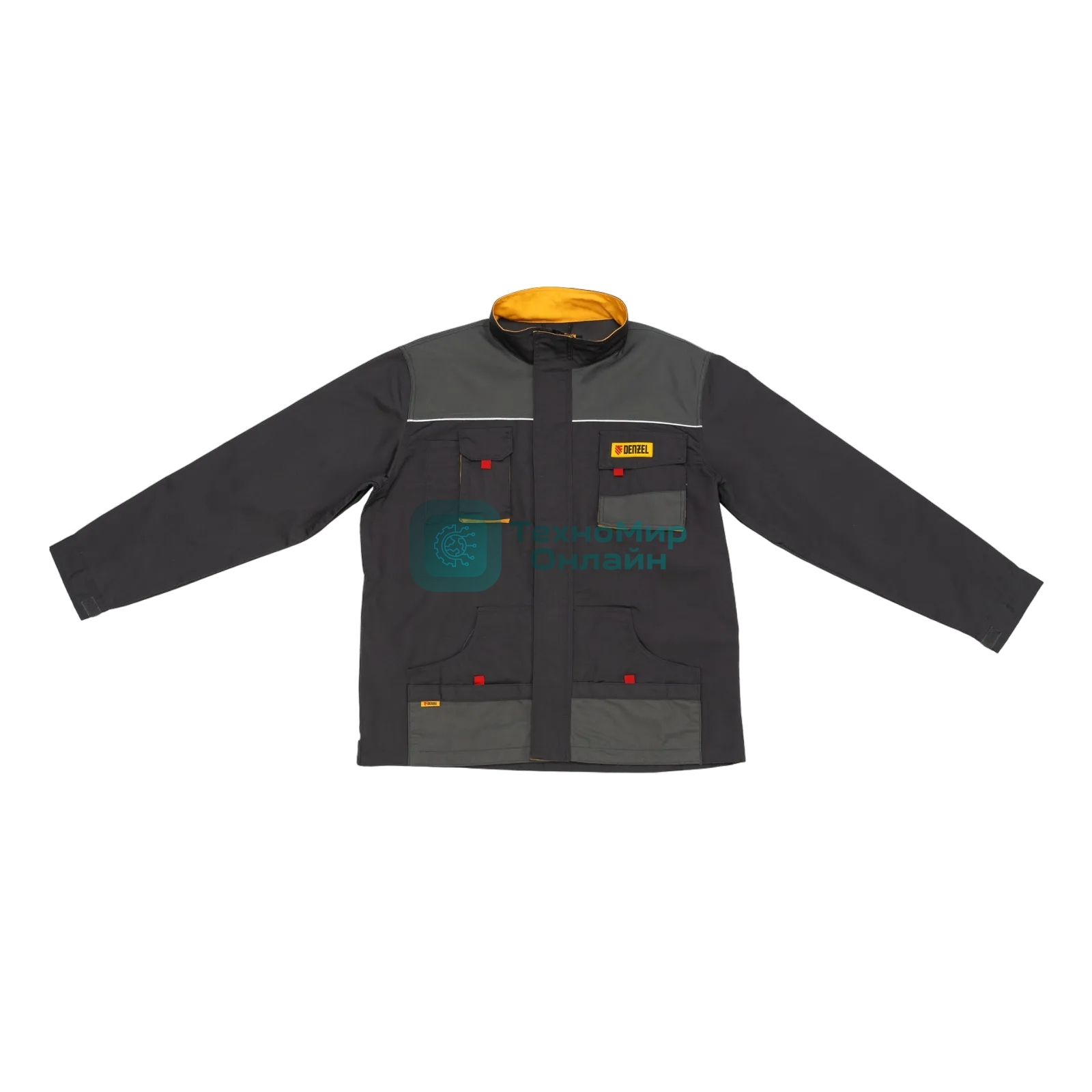 Куртка профессиональная рабочая Denzel 65% полиэстер 35% хлопок, XXL