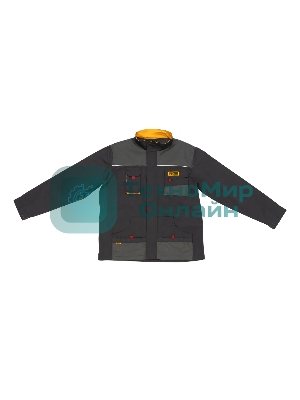 Куртка профессиональная рабочая Denzel 65% полиэстер 35% хлопок, XXL
