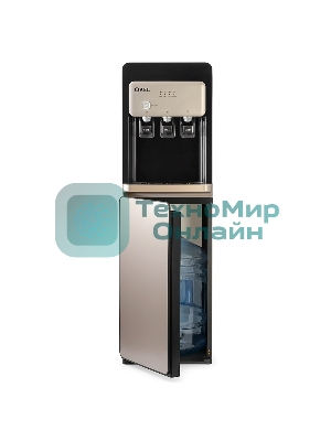 Кулер для воды AEL LD-AEL-806a, нижняя загрузка, нагрев 95 °С, охлаждение 10 °С, черный/золотистый