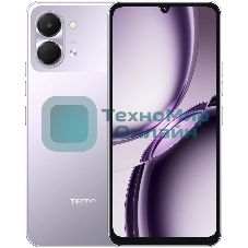 Смартфон Tecno Spark Go 3 128Gb 4Gb фиолетовый моноблок 3G 4G 2Sim 6.75