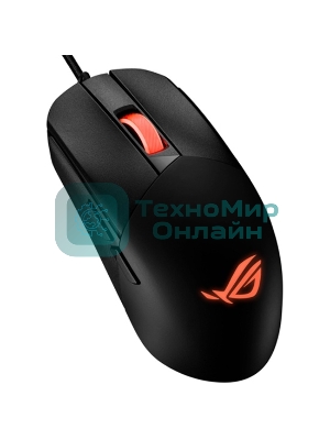 Мышь проводная ASUS P518 ROG STRIX IMPACT III черный, 12000 dpi, USB, кнопки - 5