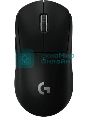 Мышь беспроводная Logitech G PRO X SUPERLIGHT черный, 25600 dpi, радиоканал, USB, кнопки - 5