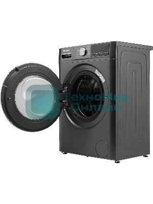 Стиральная машина Hyundai WMA8407 темно-серый, загрузка фронтальная 8кг, 1400 об/мин., класс: A+++