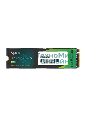 Накопитель SSD Apacer AS2280Q4X, 512Gb, M.2 2280, PCIe 4.0 x4, NVMe, R/W 4500/2500, с радиатором