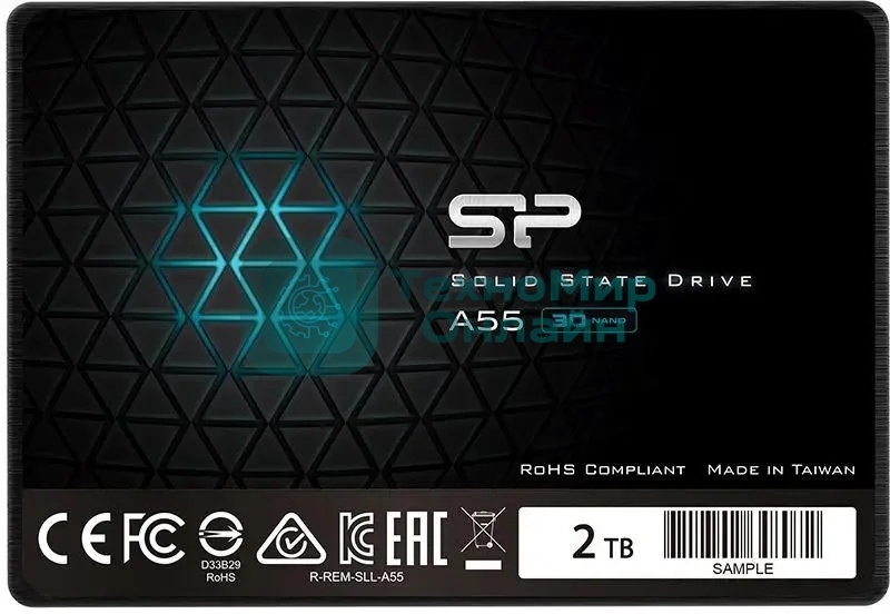 Накопитель SSD Silicon Power Ace A55, 2Tb, SATA III, 2.5