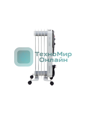 Обогреватель масляный MTX OCH-1000, белый, 1000 Вт, 15 м2, термостат