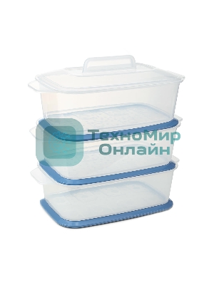 Пароварка электрическая Centek CT-1462 9л 1050Вт, таймер 60 мин, 3 контейнера, чаша для риса, резервуар 1,5л.