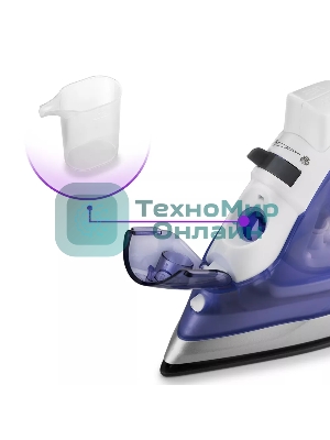 Утюг Kitfort KT-2603 1300 Вт белый/фиолетовый