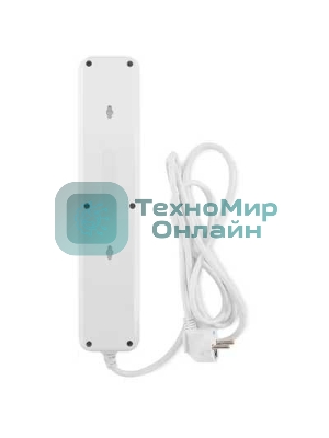 Сетевой фильтр Buro 500UNH-5-WG 5 м, 5 розеток, белый/серый, коробка