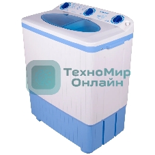 Стиральная машина Renova WS-60PT/РЕТ белый/голубой, загрузка вертикальная 4.5 кг, 1350 об/мин, класс: А+