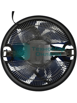 Кулер Digma D-CPC95-PWM2 синий/черный 120мм алюминий 1500rpm 29db 4-pin 95W 66мм