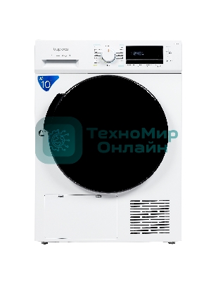 Сушильная машина Бирюса DM-MK10/03 белый, 10 кг, сушка - конденсационная, программ - 16, 59.5 x 84.5 x 67.5 см