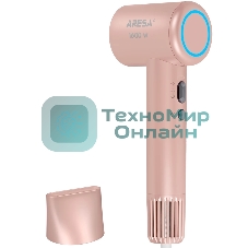 Фен ARESA AR-3234 розовый, 1600 Вт, ионизация