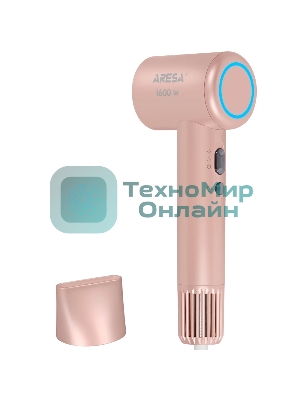 Фен ARESA AR-3234 розовый, 1600 Вт, ионизация