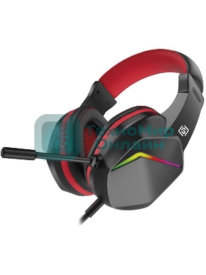 Гарнитура Oklick HS-L335G чёрный, проводная, USB-C/3.5 мм