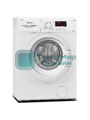 Стиральная машина Korting KWM 40B1270 белый, загрузка фронтальная 7 кг, 1200 об/мин, класс: А+++