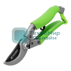 Секатор прямого реза Palisad 200 мм, стальные рукоятки, ПВХ оболочка, BASE