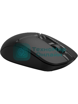 Мышь беспроводная A4Tech Fstyler FB12S черный, 1200 dpi, радиоканал, Bluetooth, USB, кнопки - 3