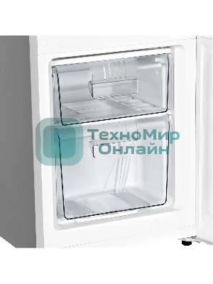 Холодильник Hyundai CC2054SL серебристый двухкамерный 120/34л морозилка снизу