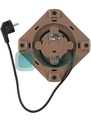 Чайник электрический Hyundai HYK-S2043 0,6 л, 1000 Вт, кремовый/коричневый