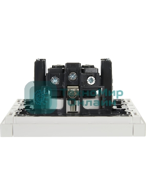 Розетка СП FORTE&PIANO FP215 16А с заземл. защ. шторки винт. крепл. белый IEK FP-R14-16-K01