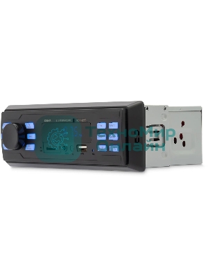 Автомагнитола Digma MCP-225B, 1 DIN, Bluetooth, USB Type-A, AUX