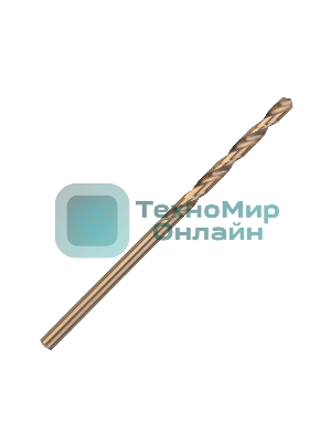 Сверло PATRIOT EXPERT по металлу, Р6М5К5, 2,5 мм, упаковка 10 шт