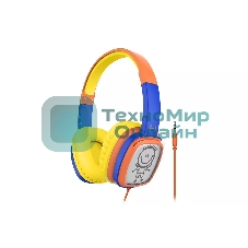 Проводные наушники Harper KIDS HN-302 оранжевый/синий, накладные, проводной
