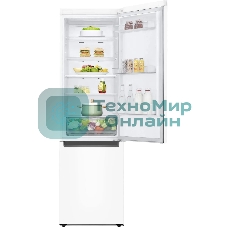 Холодильник LG GA-B509LQYL белый двухкамерный 277/107л морозилка снизу, No Frost