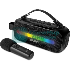 Колонка портативная SVEN PS-255 черный 12W 1.0 BT 3600mAh