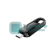 Флешка USB SanDisk Ultra Slider (SDCZ480-064G-G46), 64Gb, USB Type-C, R/W 300/70, черный