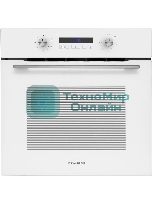 Шкаф духовой газовый с электрическим грилем Maunfeld MOGM703W, встраиваемый