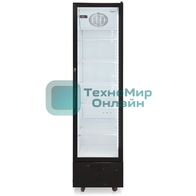 Холодильная витрина Бирюса Б-B300D черный однокамерный 345 л