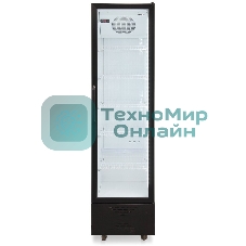 Холодильная витрина Бирюса Б-B300D черный однокамерный 345 л