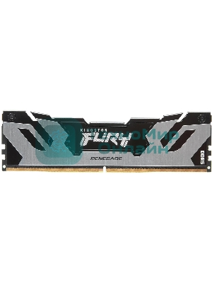 Оперативная память Kingston Fury Renegade, DDR5, 96Gb (2x48GB), 6000MHz, CL32, DIMM, с радиаторами, серебристый/черный
