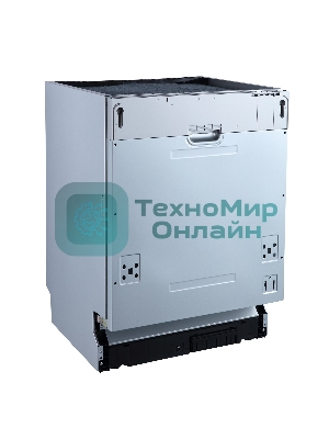 Встраиваемая посудомоечная машина Бирюса DWB-614/6, черный, 59.8 см, 14 компл., 47 дБ, класс A++