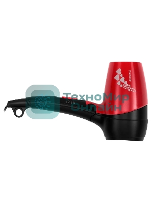 Фен Starwind SHD 7065 1400Вт черный/красный