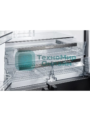 Холодильник Kuppersberg NMFV 18591 DX темный металл трехкамерный 390/170л морозилка снизу, No Frost, Side by Side