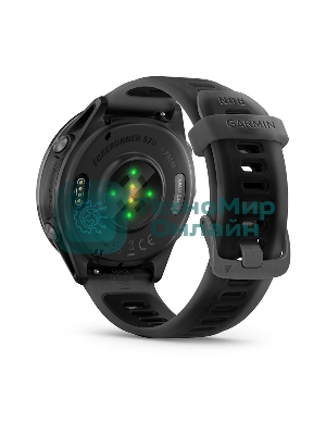 Умные часы Garmin Forerunner 570 черный, темно-серый безель, черный ремешок 47мм
